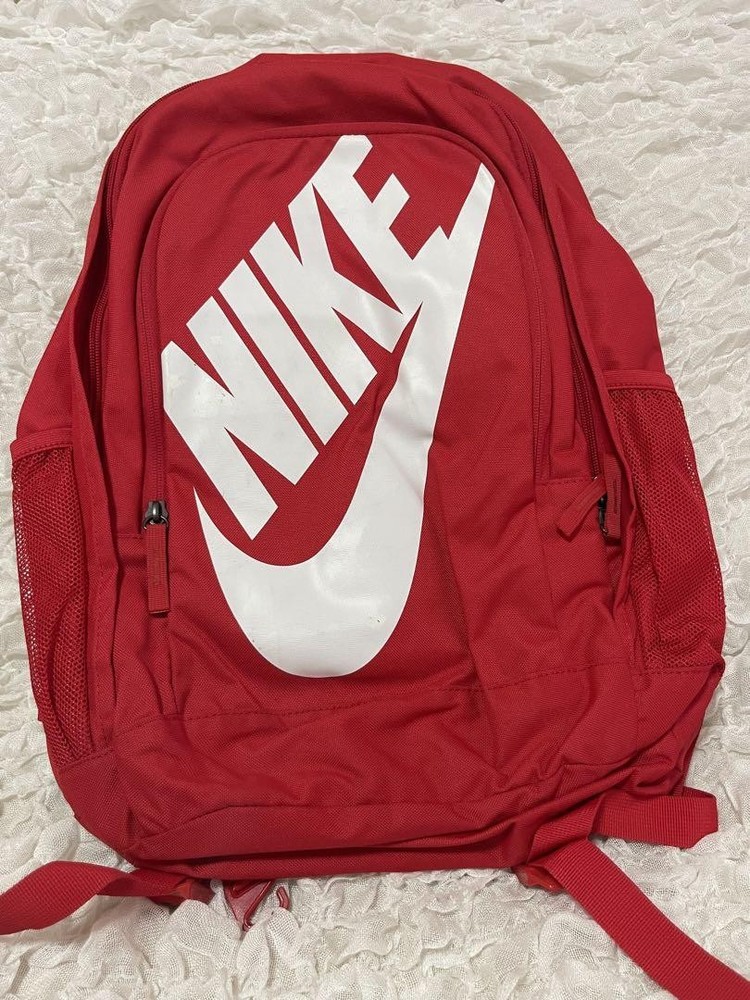 Limited Time Nike Red Logo Backpack VHTF Men Sports Bag Original LTD Collection-image