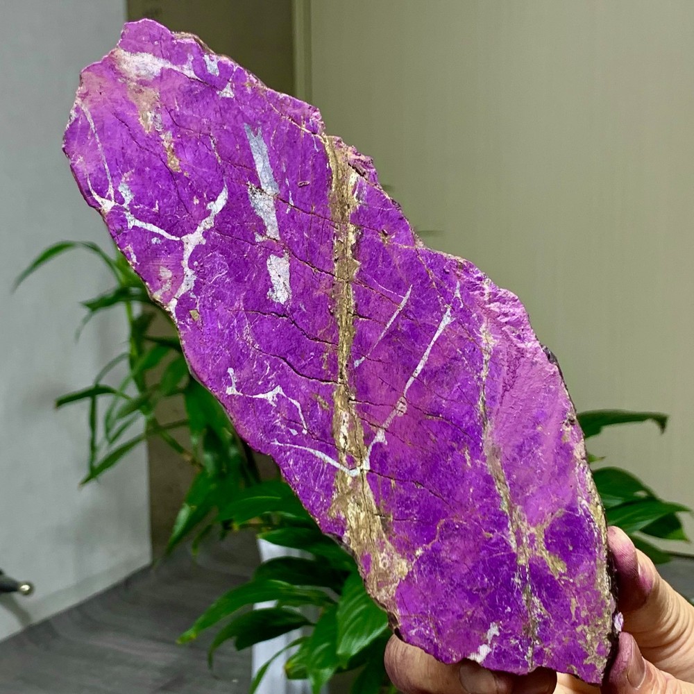 430G Natural dream Purple purpurite slab Mineral Specimen Healing from Namibia