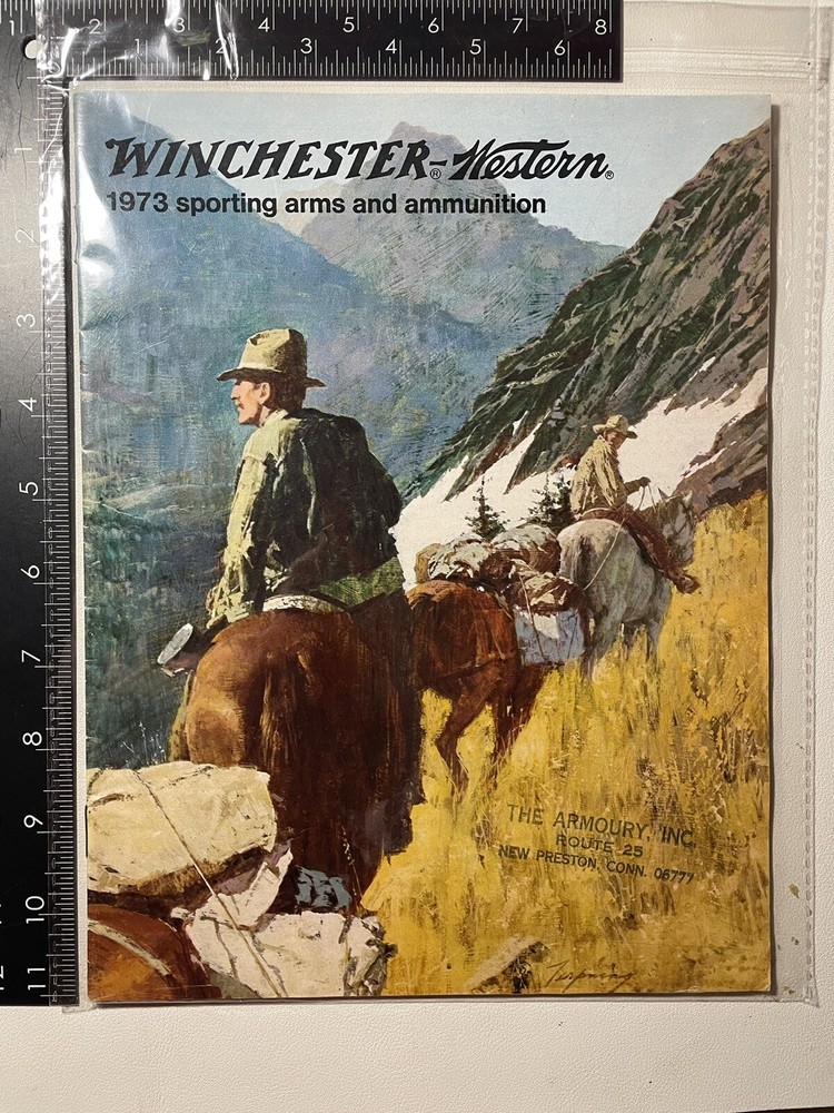 1973 Winchester Western Sporting Arms and Ammo Catalog Vintage Collectible
