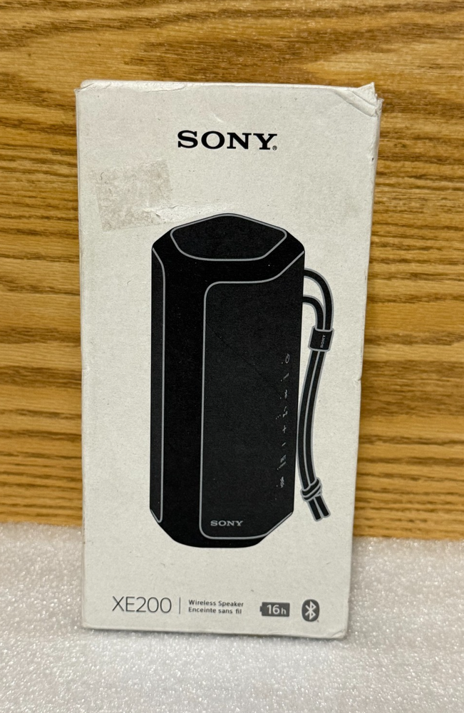 Sony SRS-XE200 IP67 Waterproof Bluetooth Speaker in Black