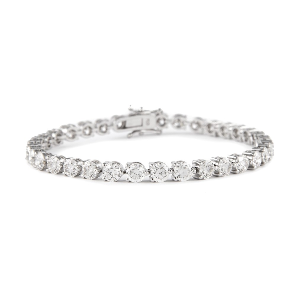 Alexander Beverly Hills 10.99ct Diamond Tennis Bracelet 18k White Gold
