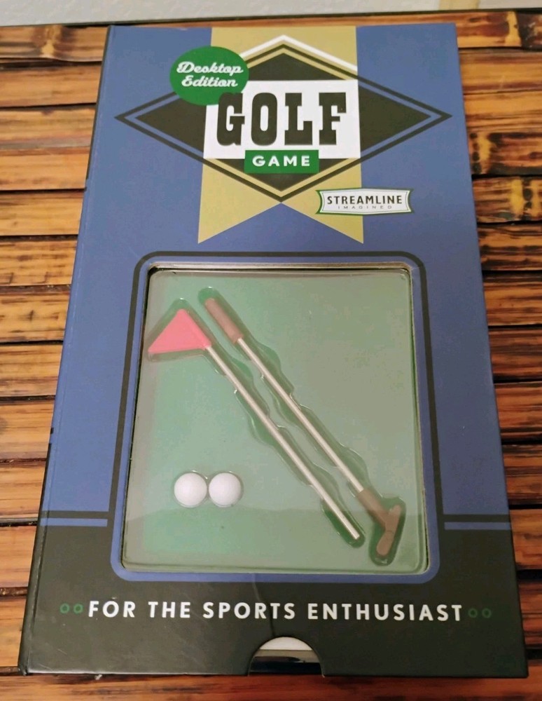 Mini Golf Desktop Game Set with 2 Balls and Putter