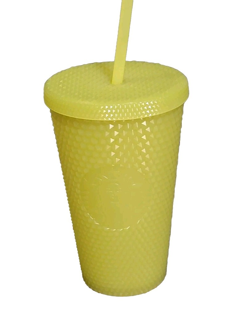 Starbucks 2022 Glow in the Dark Green Studded 16oz Tumbler with Straw