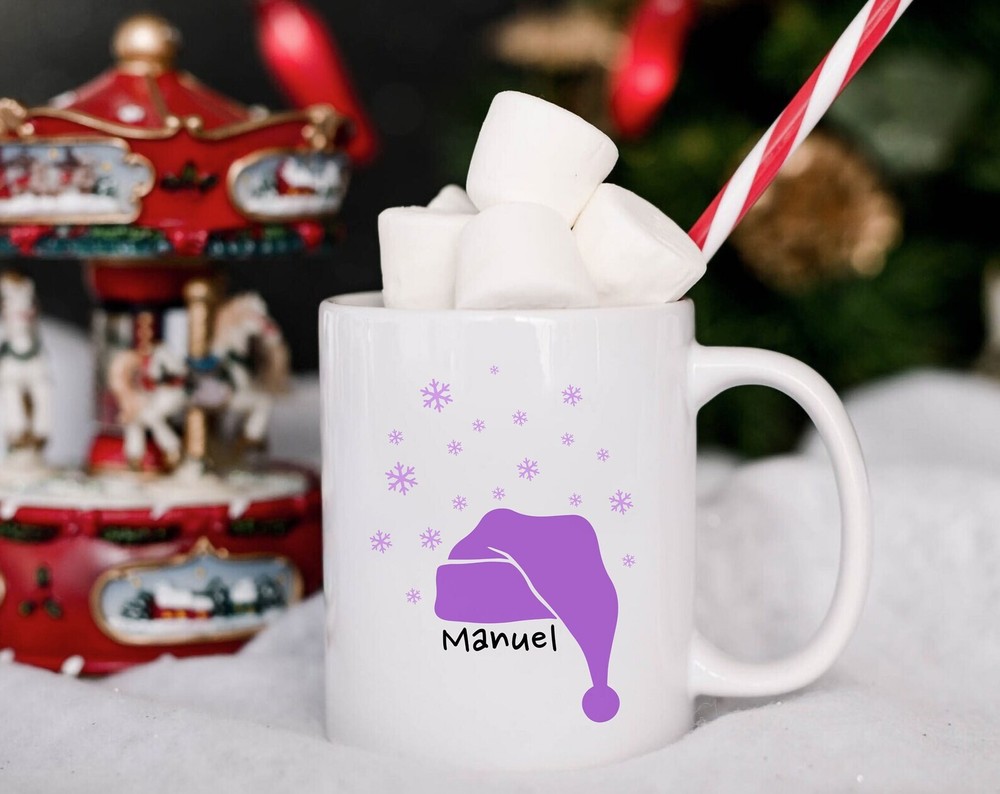 Kids Christmas Mugs Personalized Hot Chocolate Mugs Christmas Eve Gifts