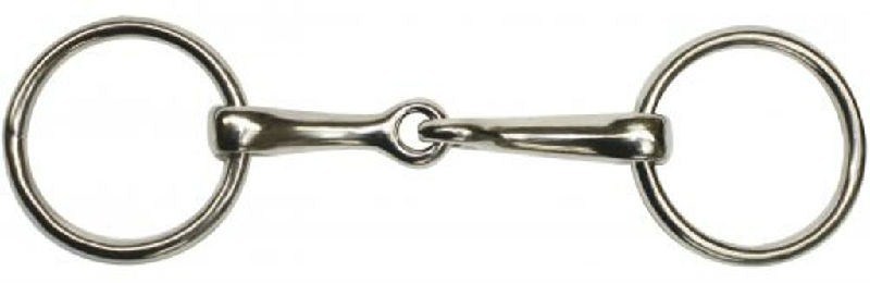 Showman Mini Horse Pony Chrome Plated O-Ring Snaffle Bit Free Shipping-image
