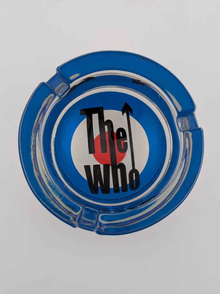 The WHO - Mod Target - Glass ASHTRAY - 3.25