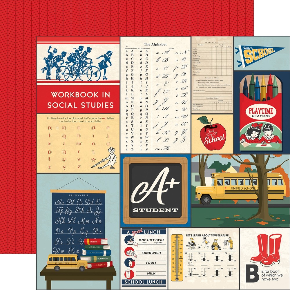 Back to School Double-Sided Cardstock 12