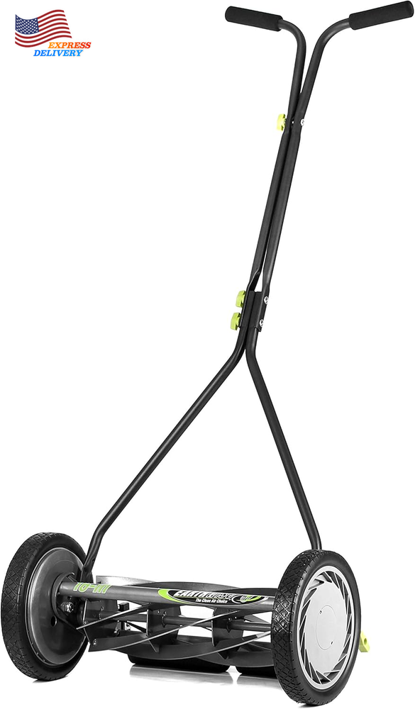 1715-16EW 16-Inch 7-Blade Push Reel Lawn Mower Grey FREE SHIPPING USA