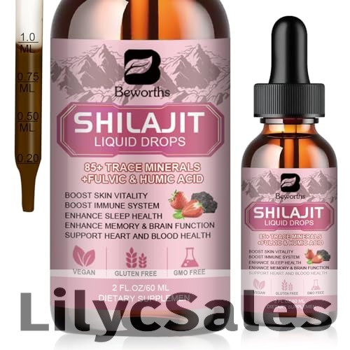 Beworths Strawberry Shilajit Resin 2oz Natural Energy Supplement
