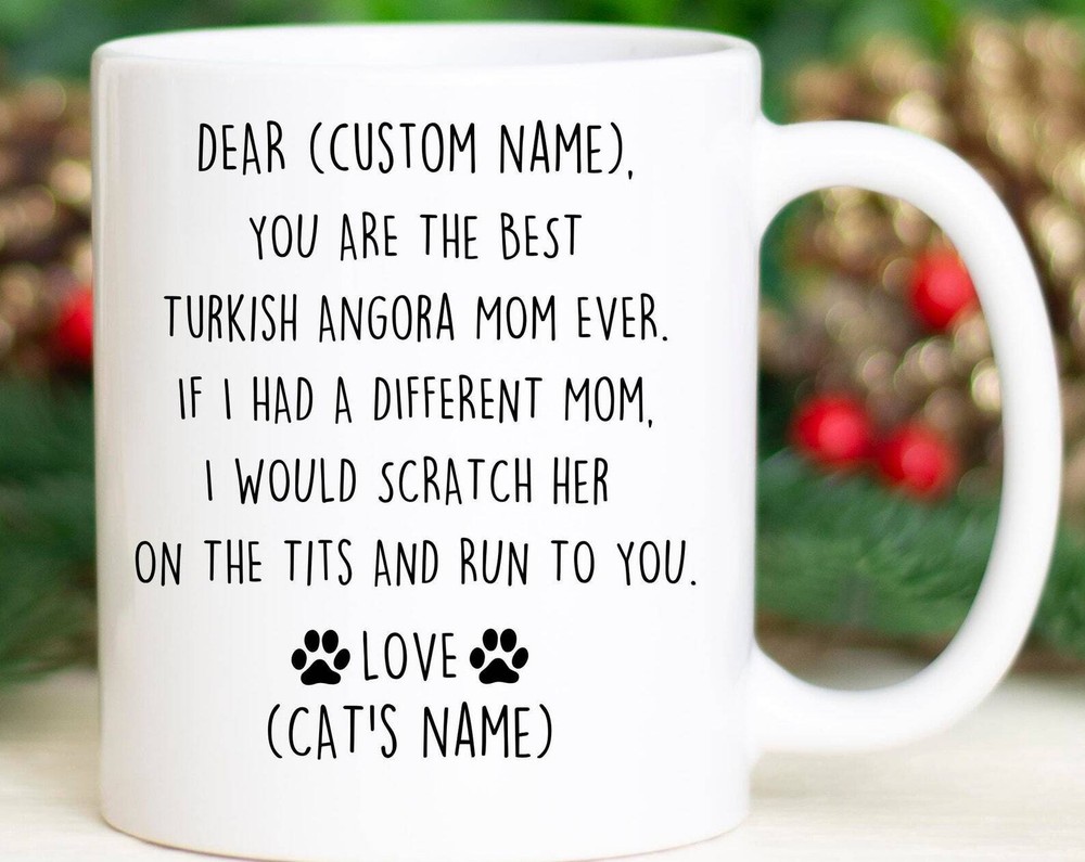 Turkish Angora Mom Birthday Gift Turkish Angora Mom Christmas Gift Angora Mom Va