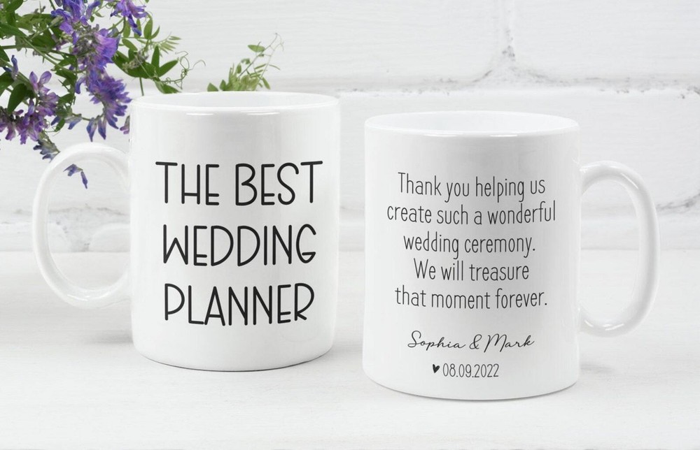 Custom Wedding Planner Mug - Personalized Bridal Gift Idea