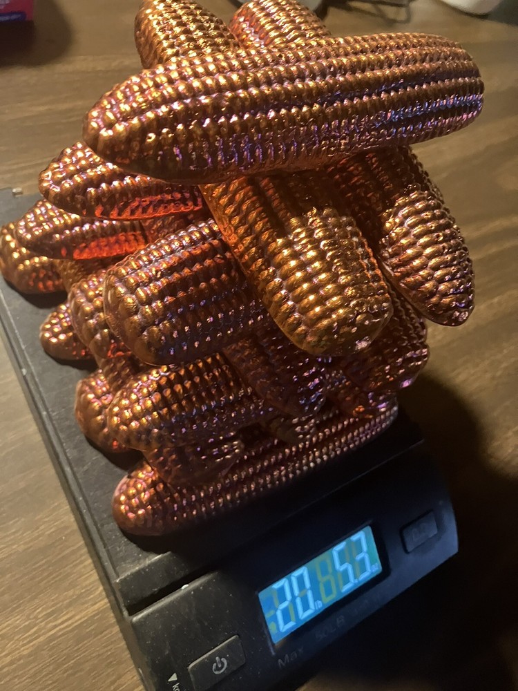 Copper, 20+Lbs Pearl Copper Corn 🌽 Ingots Hand Poured Copper Corn Bars Bullion