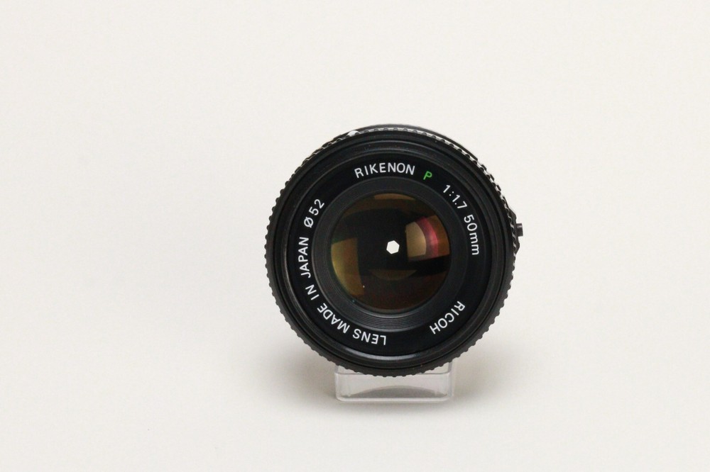 Rikenon P 50mm f/1.7 Manual Focus Prime Lens - Sharp Vibrant Classic SLR Lens