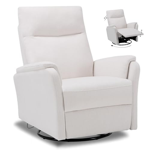 COLAMY Recliner Chair, Living Room Sofa Home Theater Seate with Wide Footrest...