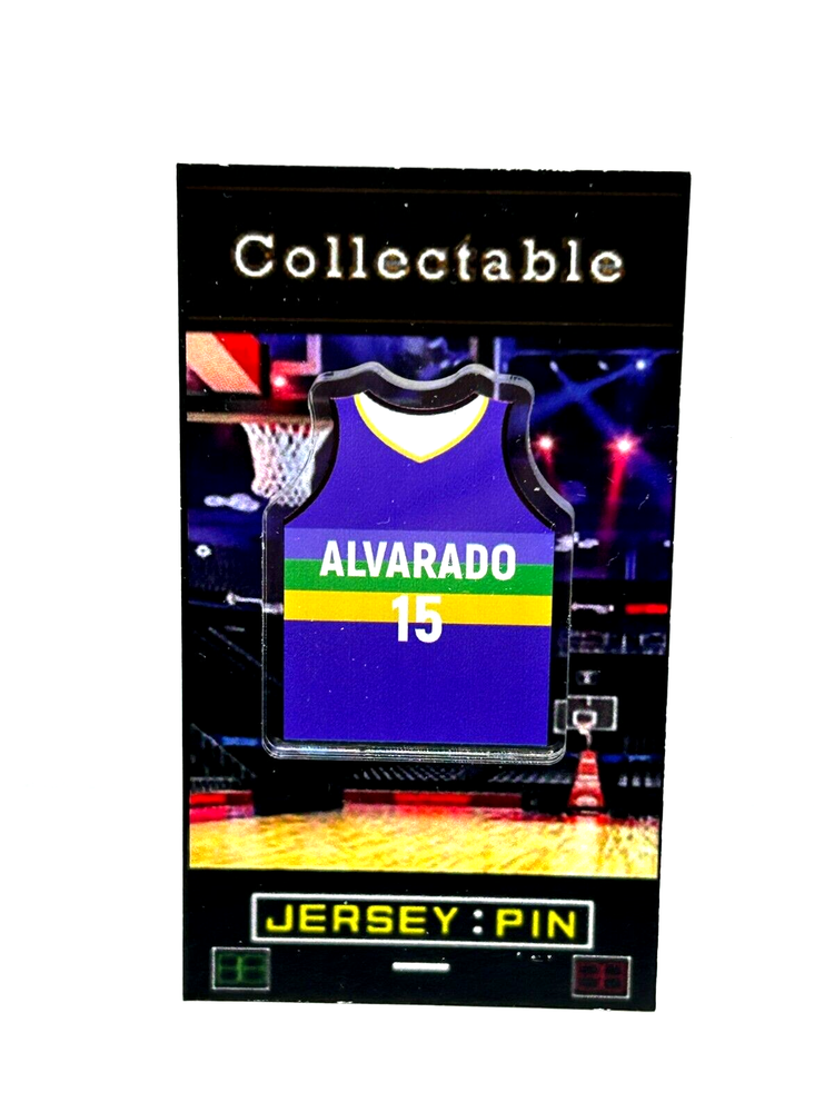 New Orleans Pelicans Jose Alvarado Jersey Lapel Pin - Classic PELS Basketball Collectible