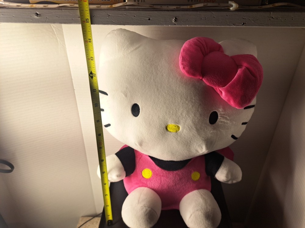 Hello Kitty 14 Inch Plush Backpack with Adorable Pink Bow