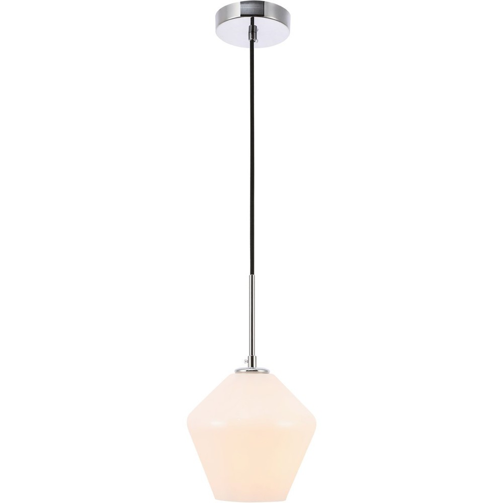 Elegant Chrome Ld2257 Gene 8 Inch Mini Pendant Light
