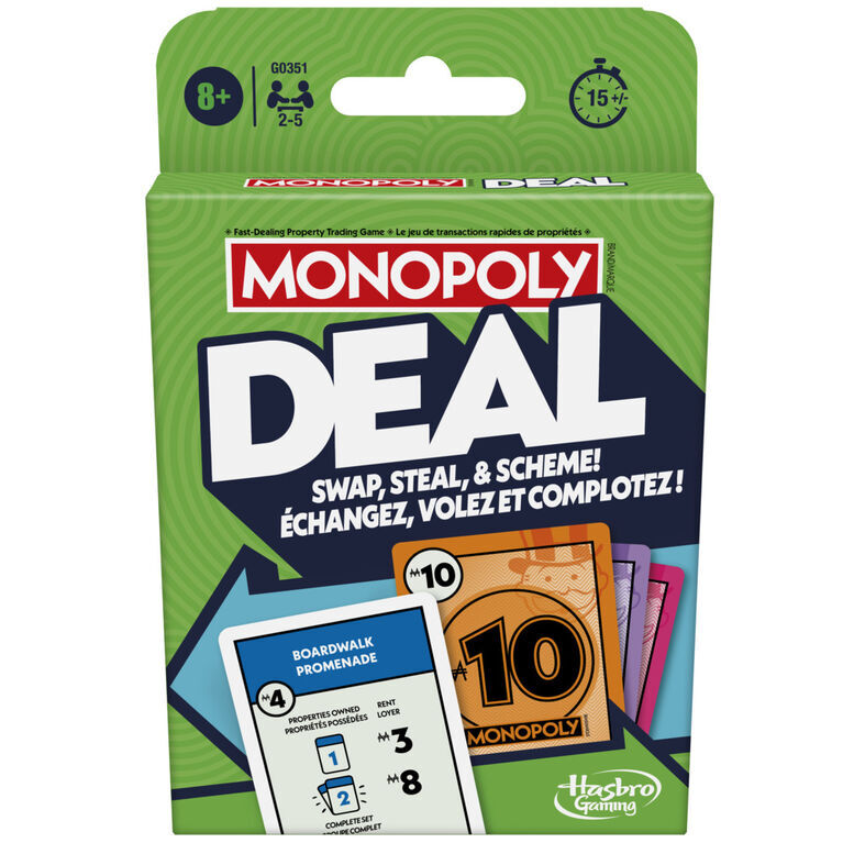 Hasbro Monopoly Deal Card Game