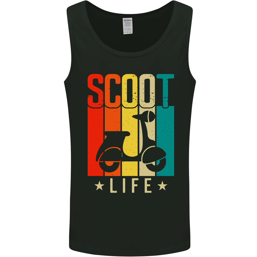 Scoot Life Scooter Motorcycle Mens Vest Tank Top