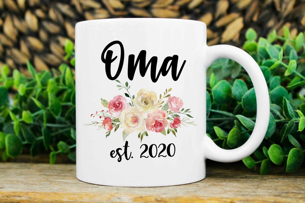 New Oma Gift Personalized New Oma Mug Promoted To Oma Oma Est Mug New