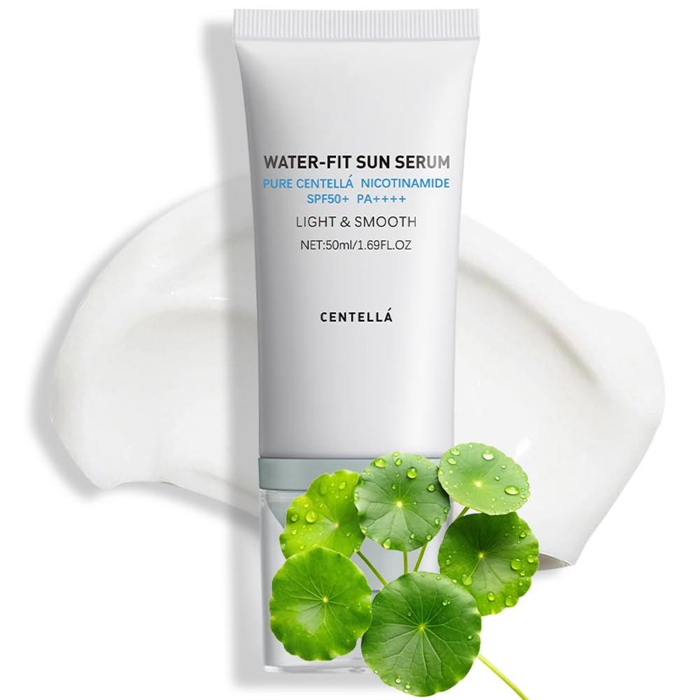 Centella Sunscreen SPF 50 PA++++, Hyalu Cica Water-Fit Sun Serum, Lightweight Su