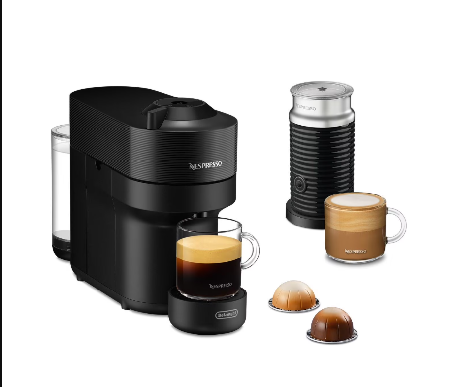 Nespresso Vertuo Pop Coffee&Espresso Maker + Aeroccino 3