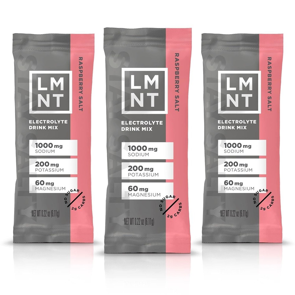 LMNT Electrolyte Drink Mix - Raspberry | Sugar-Free & Packed with Electrolytes