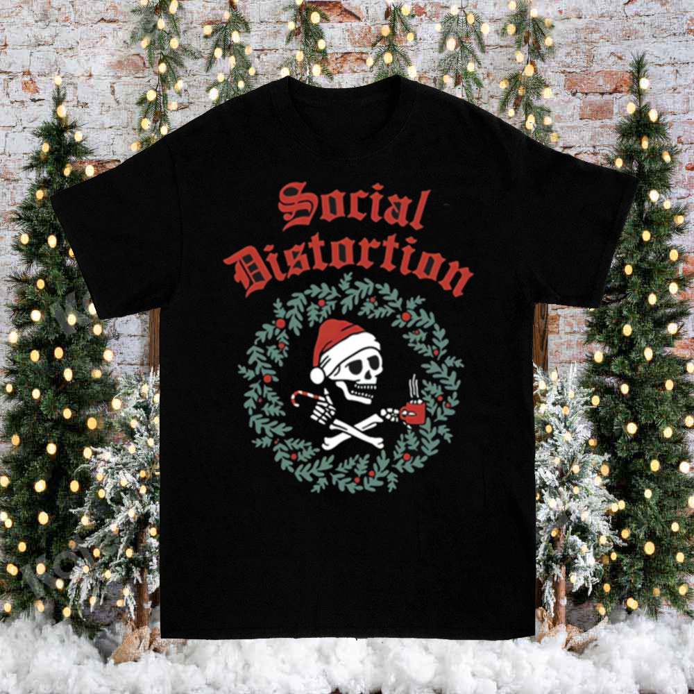 Social Distortion Christmas 2024 T-shirt Cotton Unisex Tee S-4Xl BO950