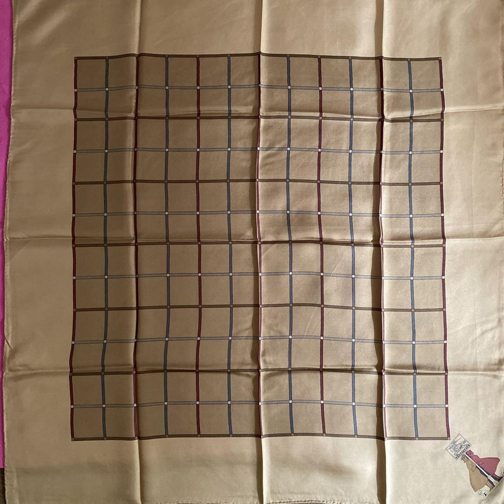 Burberry Large Silk Scarf Made By Swiss Women Scarf Accessory Original LTD Colle