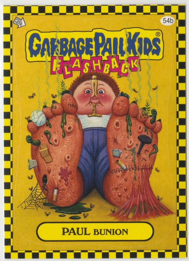 Paul Bunion #54b Garbage Pail Kids 2010 Flashback Series 1 FB1 GPK Card