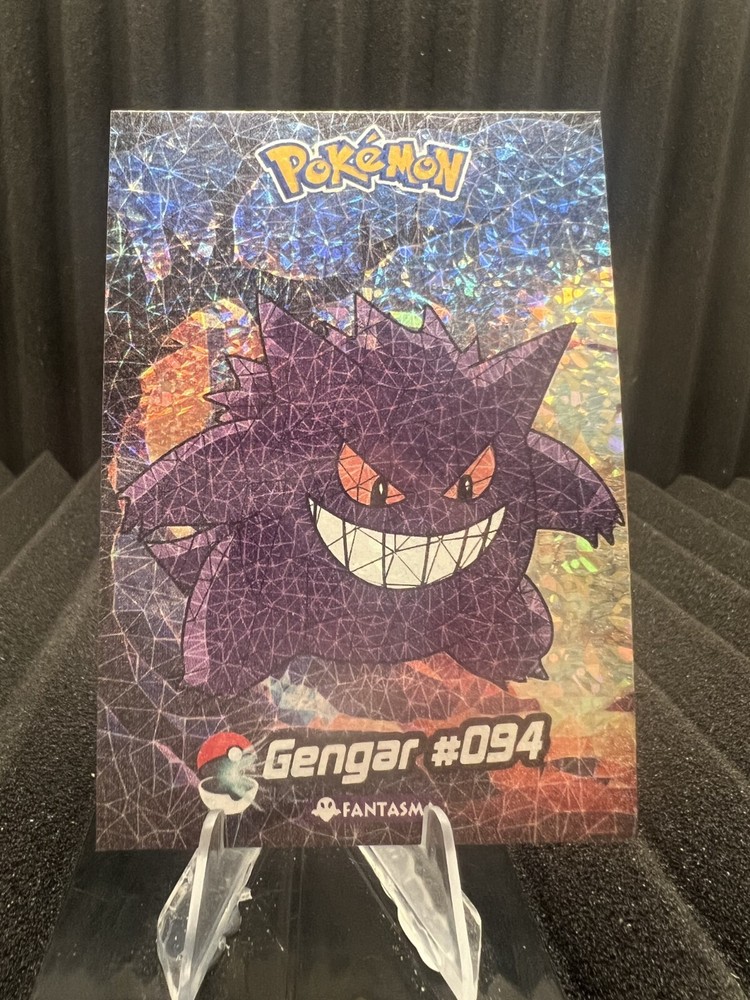 Gengar 94 Cracked Ice Holo Pokemon Card Crystal Collection 2024