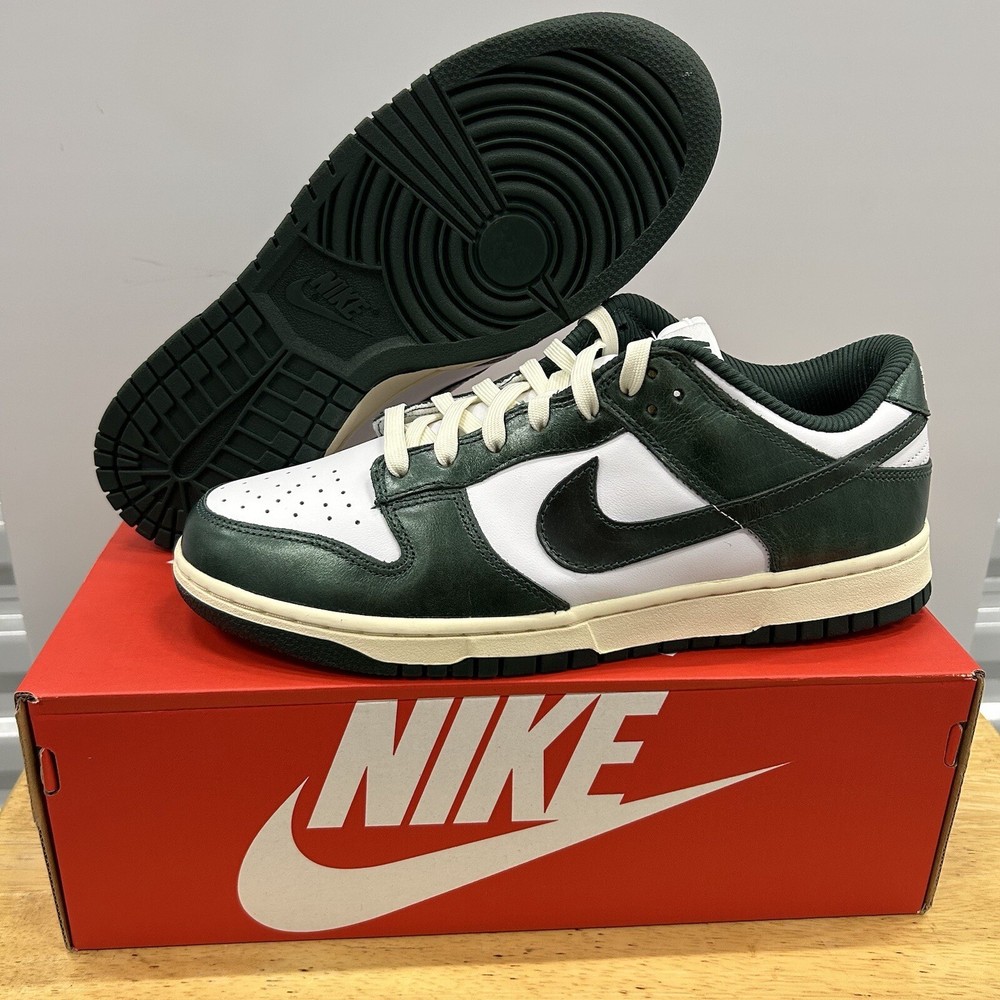 Nike Dunk Low Vintage Green DQ8580-100 Womens 10.5W/9M Unisex NEW Authentic