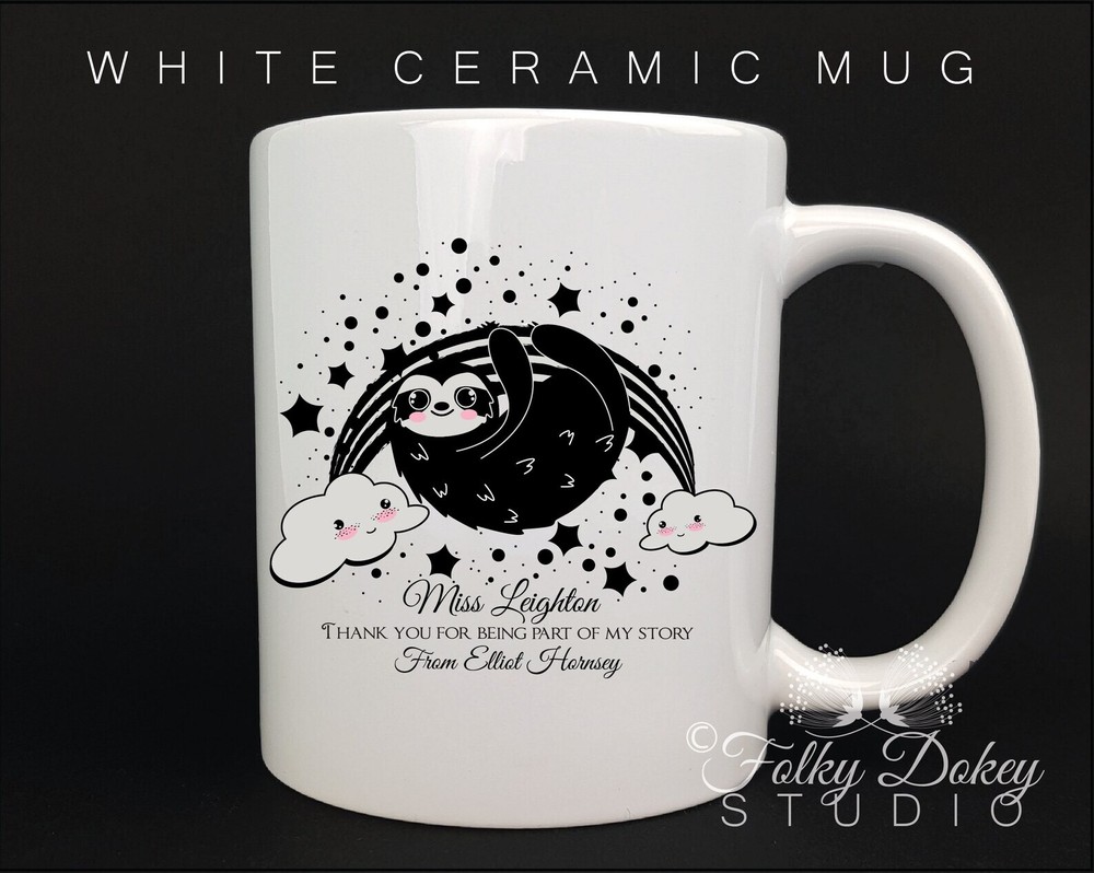 Teacher Cup Personalised Mug Gift For Teacher Sloth Gifts Gift For Teacher End