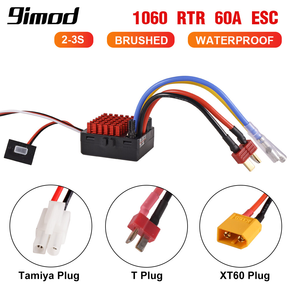 9IMOD 1060 RTR 60A Brushed ESC 2S for 1/10 RC Cars