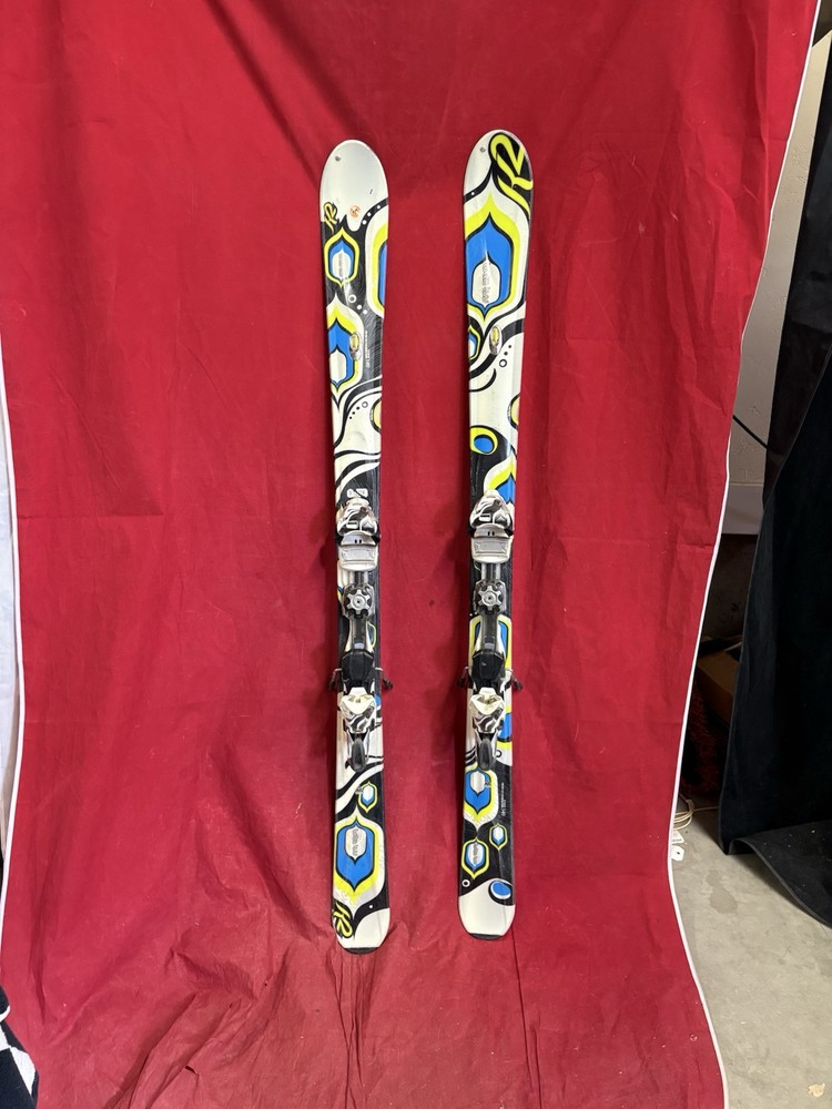 Skis: K2  Bindings: Marker Binding Range: 260-318mm