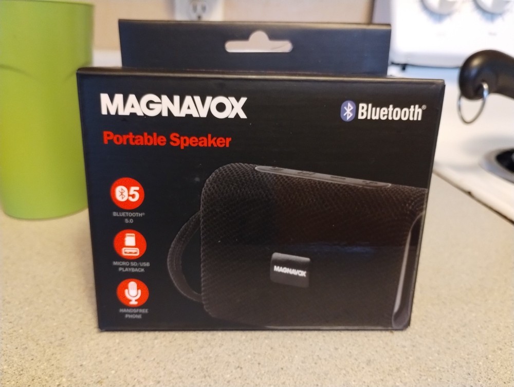 Magnavox New Portable Bluetooth Speaker in Box