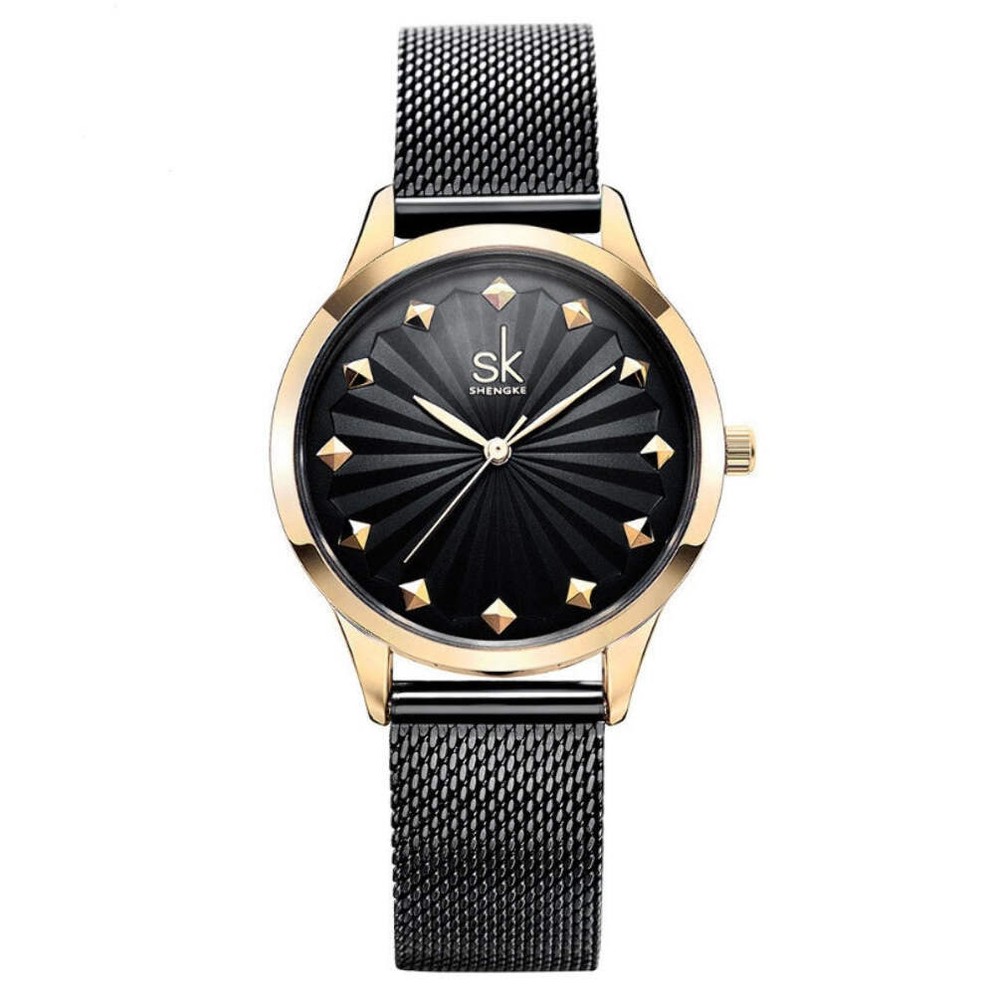 Waterproof Women's Alloy Watch with Mineral Glass and Three-Dimensional Effect