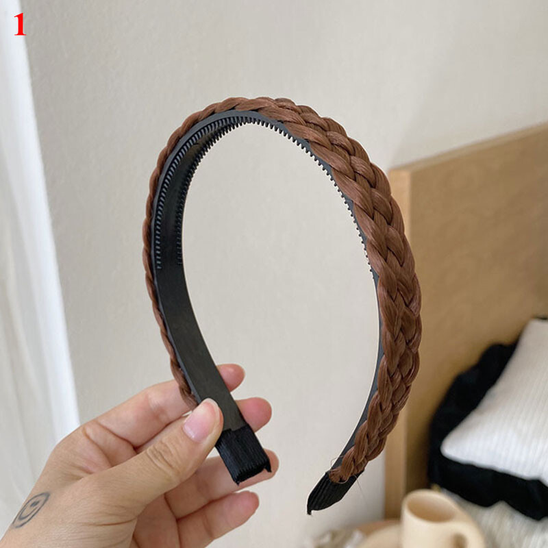 Non-Slip Toothed Headband for Braided Wigs Synthetic Hair Hoop
