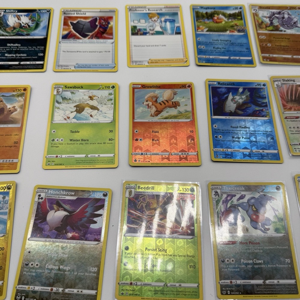 Pokemon 16-Card Lot Bundle Rare Holo Reverse Holo Random Cards Lot 5