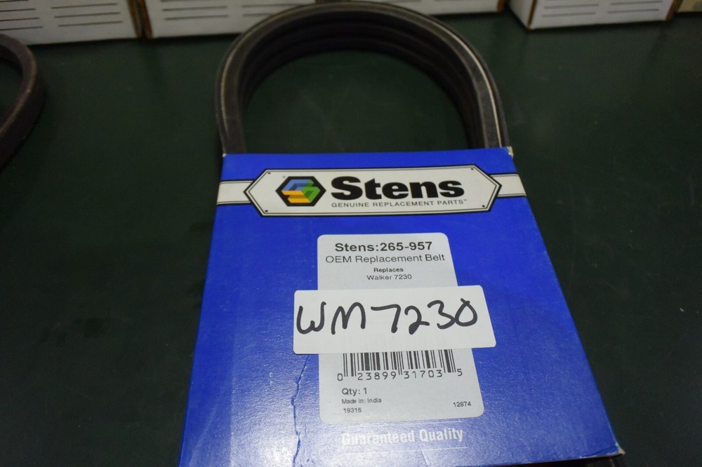 Walker Mower PTO 7230 Belt Replacement Made to OEM Specs