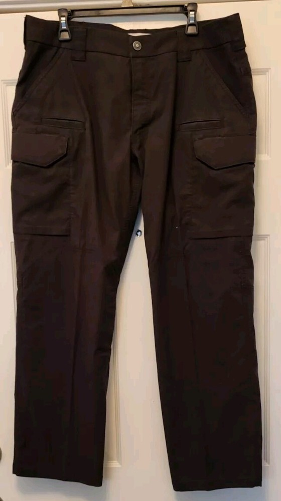 First Tactical Pants Mens 38x30 Black Ripstop Cargo Military Utility