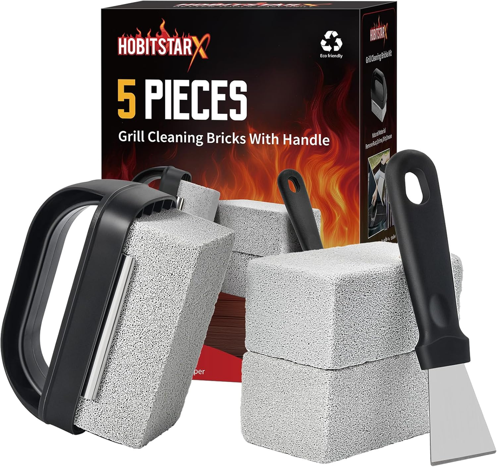 Pumice Stone Grill Cleaner Block for Blackstone Griddles and BBQ