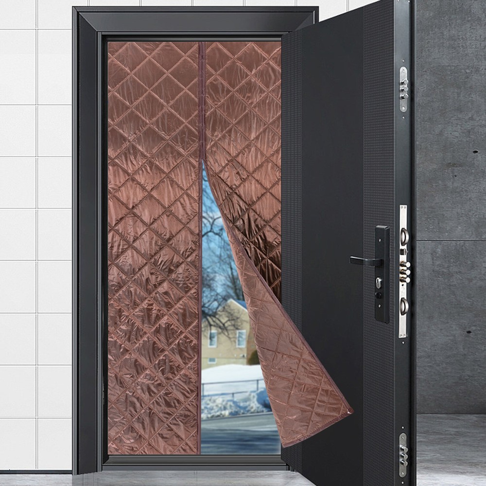 Magnetic Thermal Insulated Door Curtain Door Curtain Waterproof Door Covers