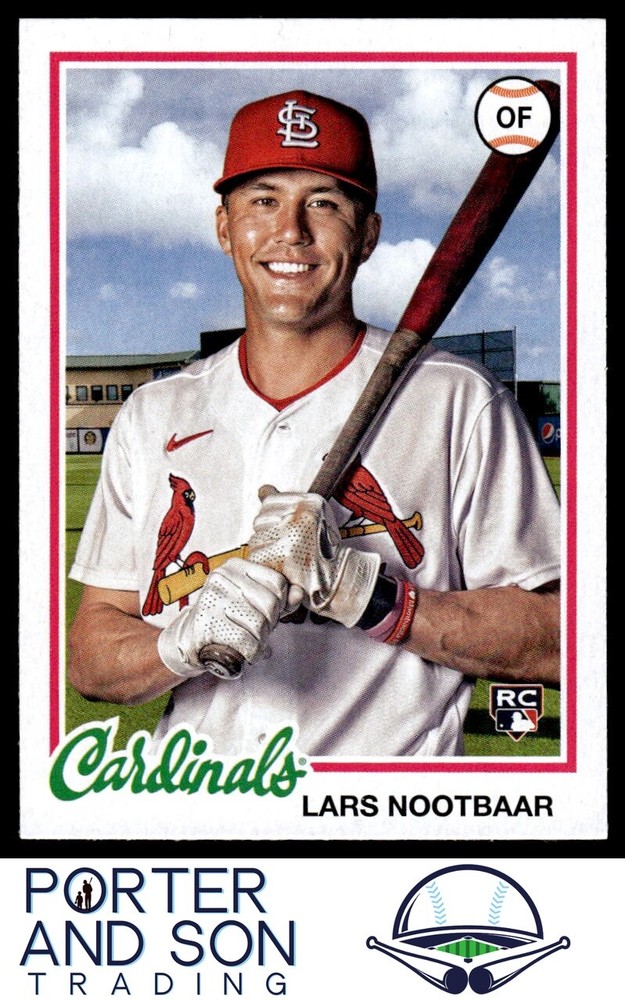 Lars Nootbaar 2022 Topps Archives RC #156 St. Louis Cardinals