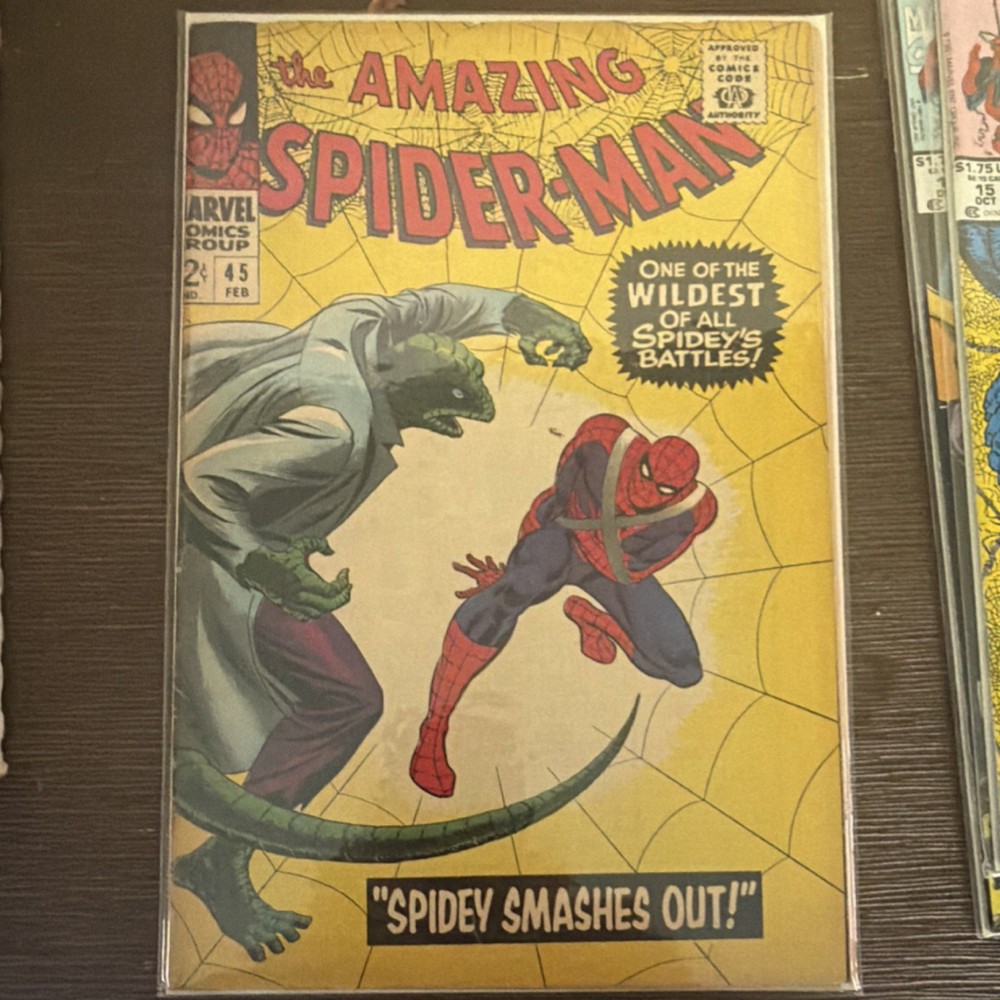 Marvel Comics The Amazing Spider-Man #45 Spidey Smashes Out! Spider-Man