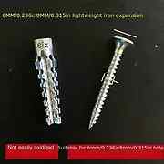 Metal Expansion Screw Anchor Kit with Anti-Loosening Threaded Shank, Strong Grip