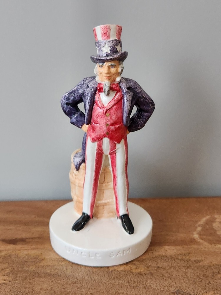 1967 Vintage Sebastian Miniatures 4-Inch Uncle Sam Figurine