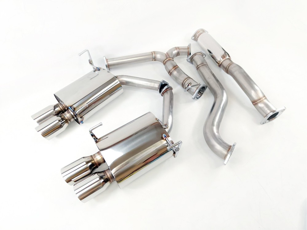 Catback Exhaust Fits 2015-2021 Subaru WRX STI VA Sedan Dual Muffler Quad Tips