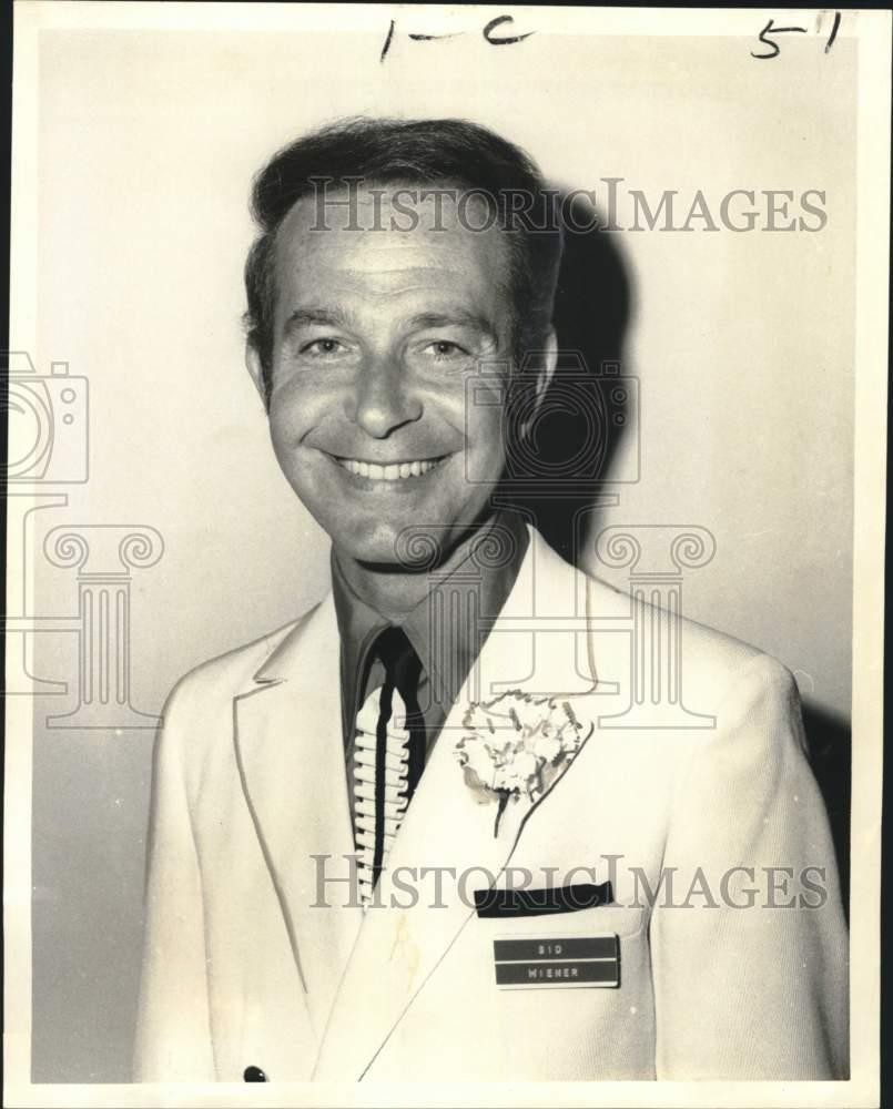 1969 Press Photo Sidney Wiener as president of the Rotary Club of Gentilly