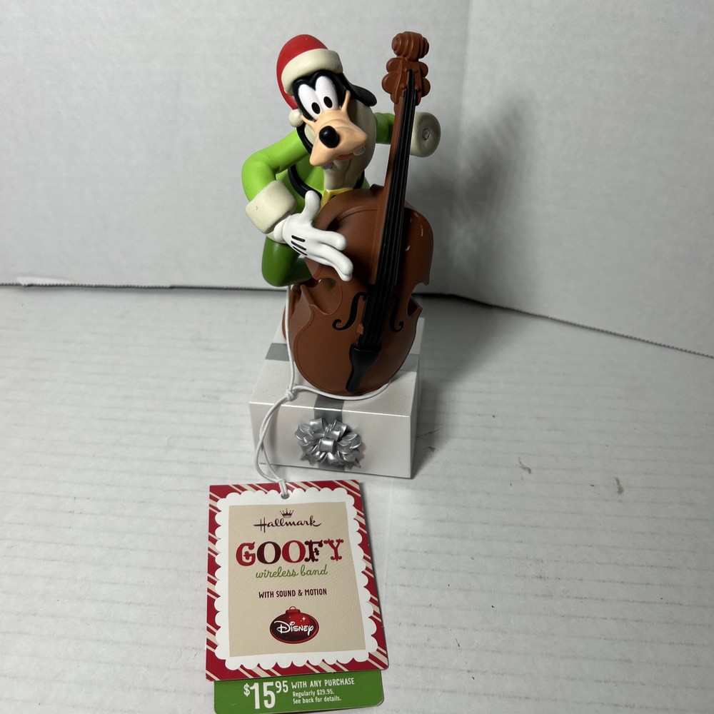 2013 Hallmark Disney Goofy Wireless Motion Music Band W Tag Functional